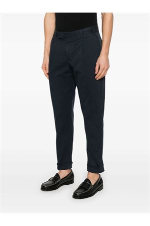 Blue cotton blend Rebel trousers PT TORINO | CORTZAZ40FWDGL04Y370